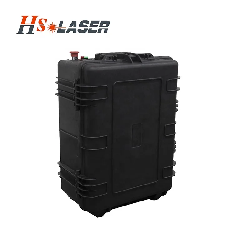 High power fast speed laser cleaning machine Pulse laser rust removal machine 200w 300w Trolley laser equipment for cleaning