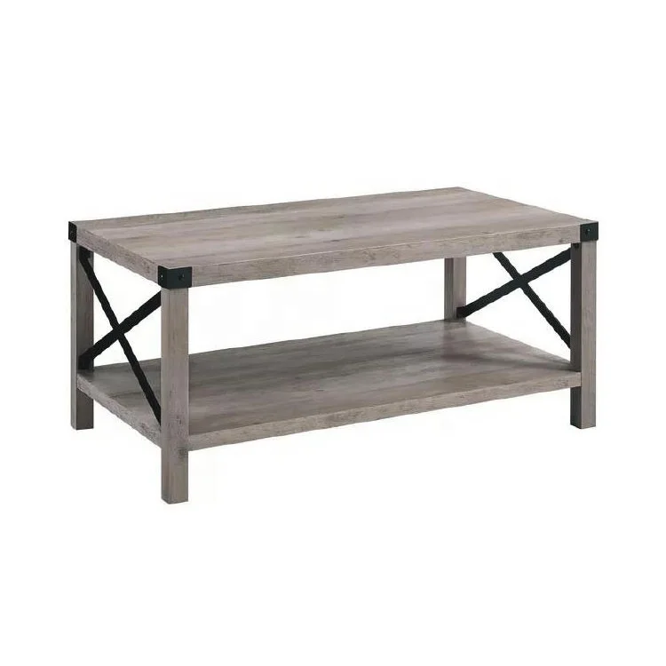 Old-fashioned wooden coffee table old-fashioned factory design living room bedroom TV table coffee table