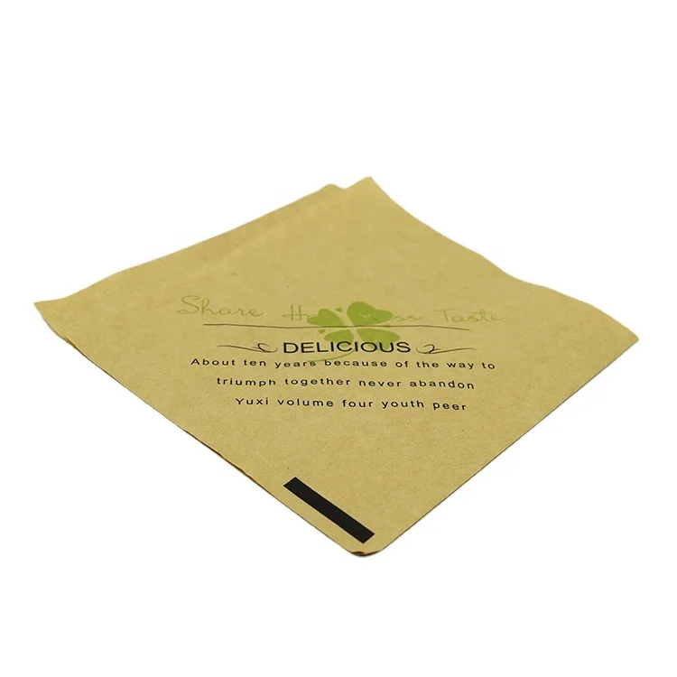 Manufacture Customized Doner Kebab Bag Sandwich Bag Disposable Snack Paper Bag