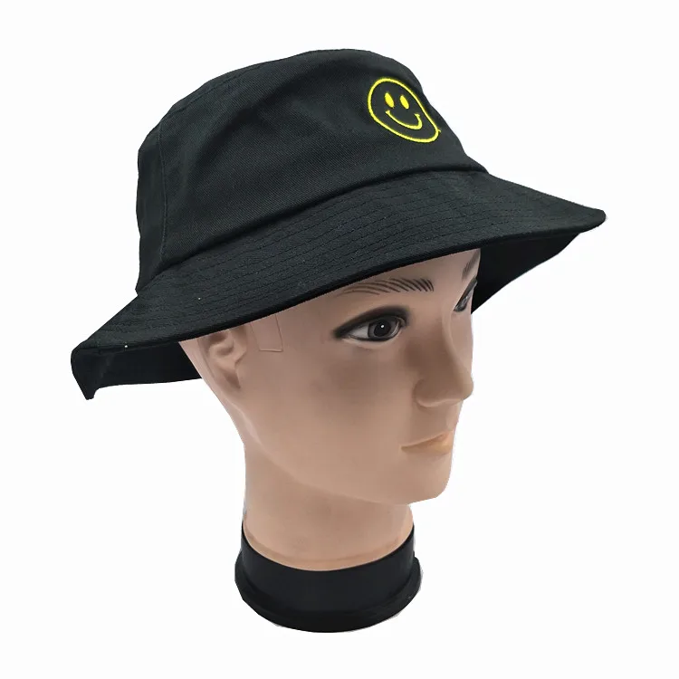 Custom Unique Multi-color Wide Brim Bucket Hats With Customized Embroidered Logo