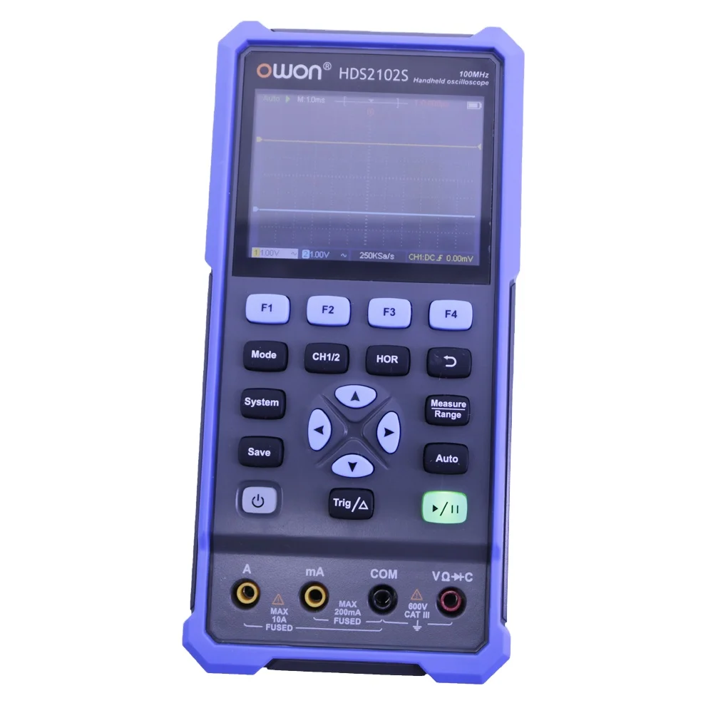 3 in 1 OWON HDS2102S Osiclloscopes   Multimeter Waveform Generator 100MHz 500MSa/s Dual Channels (1600611598591)