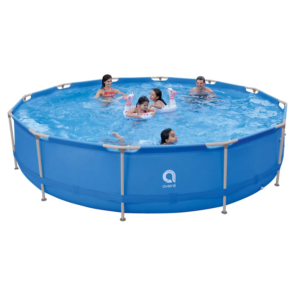 Frame Round Pool Set Blue  450cmX90cm pools swimming outdoor above ground swim spa pool outdoor