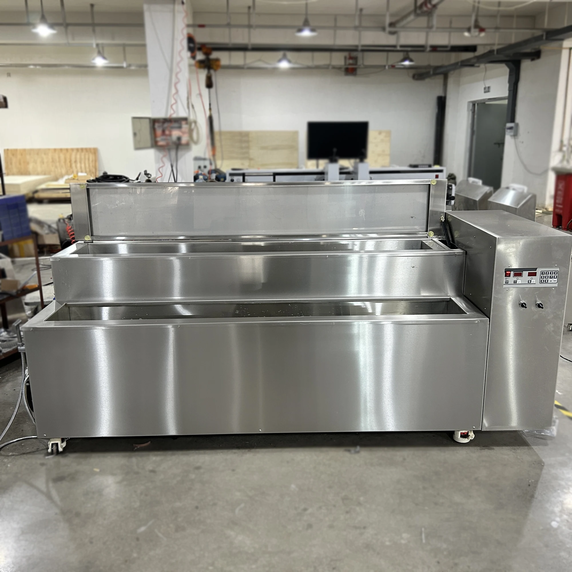 RTYG-520 полуавтоматическая ультразвуковая стиральная машина anilox с 2 рулонами для очистки за