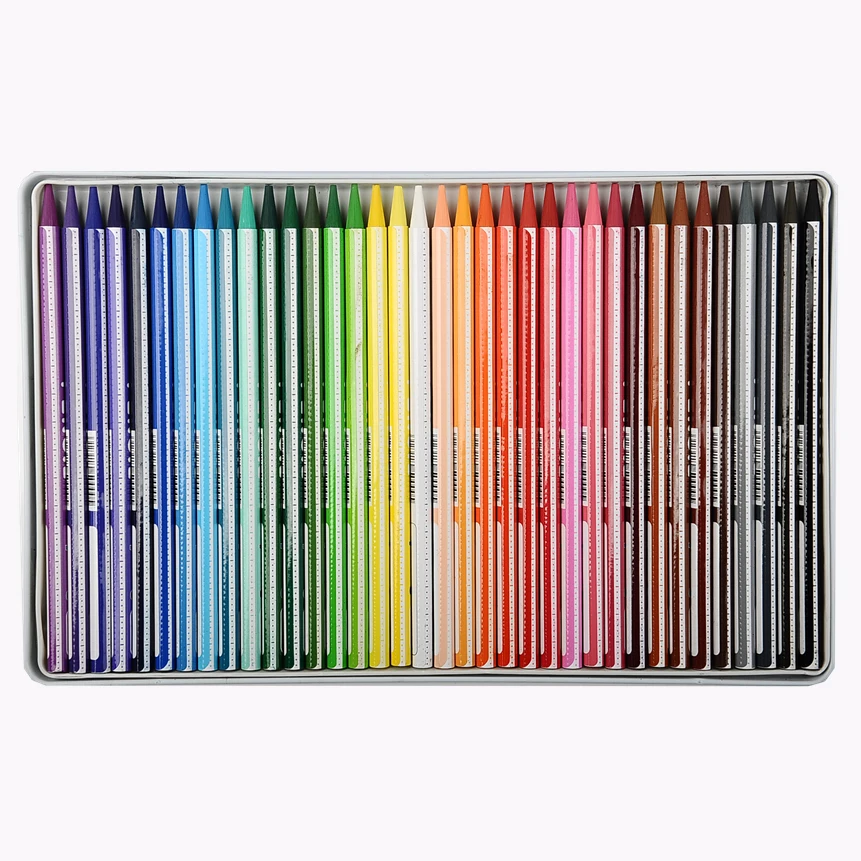 high quality oil based woodless colored pencils with water brush