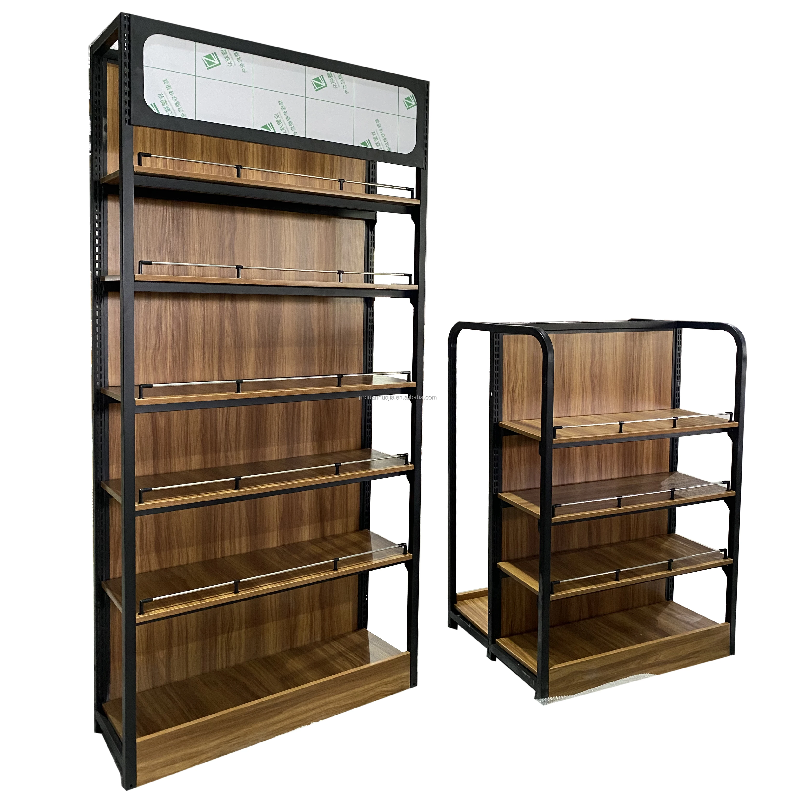 Современная дешевая и популярная витрина для розничного магазина, деревянная настенная подвесная мебель, полка для гондолы и полка для супермаркета