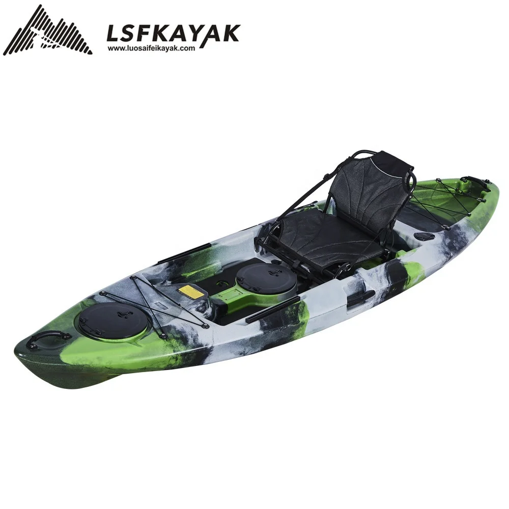 Одноместное кресло в форме яйца одного человека 10FT сверху сидение для рыбалки, каяк линейный полиэтилен низкой плотности (LLDPE Пластиковый каяк для продажи