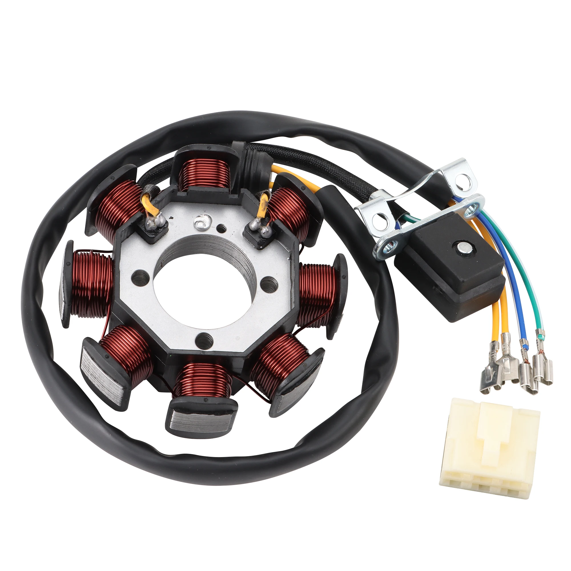 GOOFIT 8 Катушка 4 провода мотоцикла магнито статор аксессуары для замены для Vento Tornado 250cc
