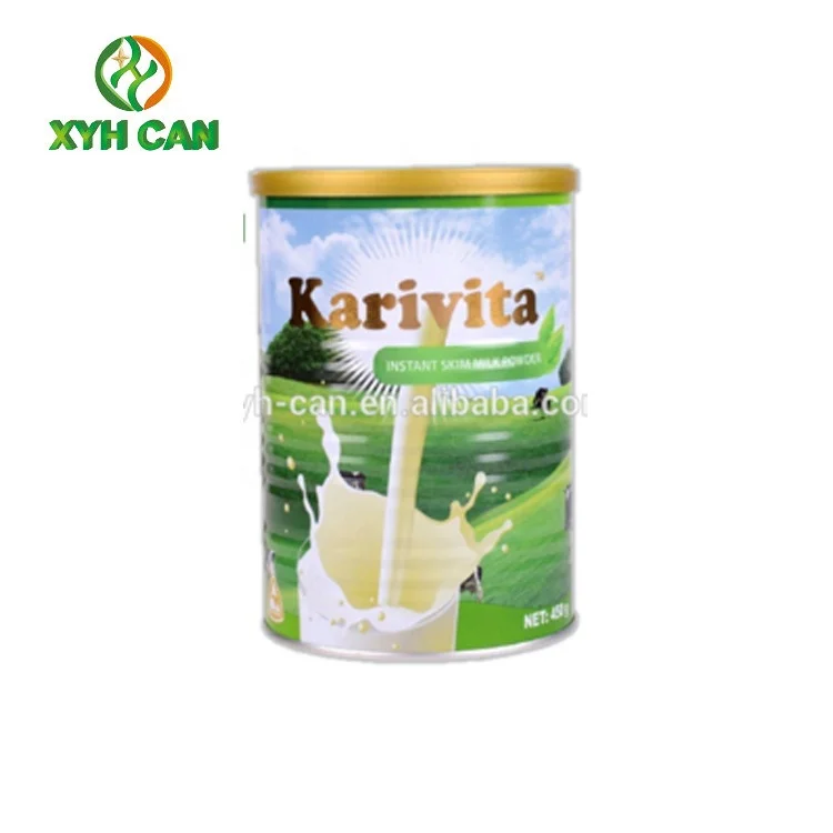 Food Safety Round Metal Tin Can For Packing Milk Powder