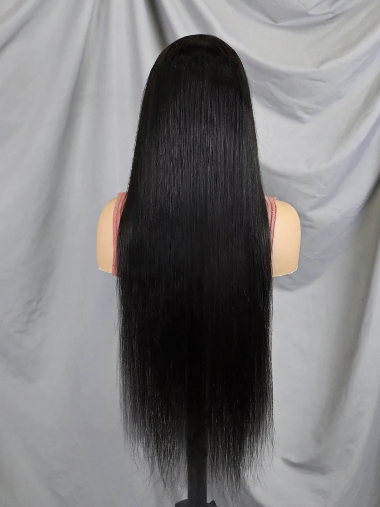 LINDALHAIR 13X4 Pre Plucked With Baby Hair 18-30 Inch Straight 200 Density Glueless Transparent Lace Frontal Wigs Human Hair