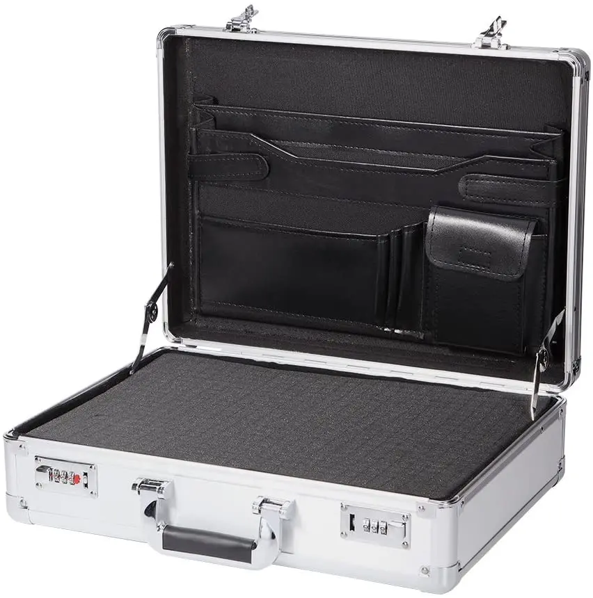 Портативный Алюминиевый Чехол-портфель Guangzhou, алюминиевый жесткий чехол, портфель, чехол для переноски