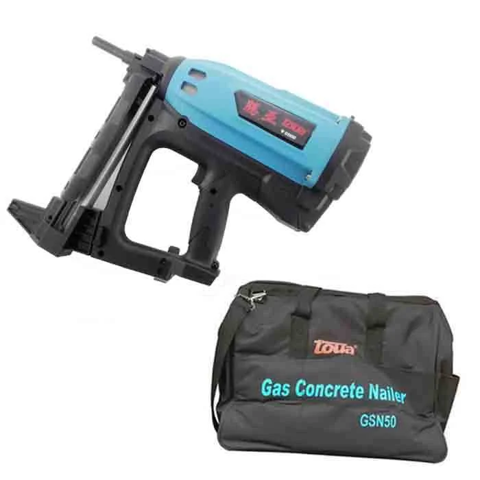 Toua GSN50 Gas Powered Nail Gun Pneumatic Nailer Adjustable Power Tools