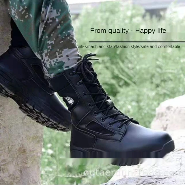 
Wholesale High Quality Wear-Resistant And Breathable Anti-puncture Full Season Safety Boots Shoes 