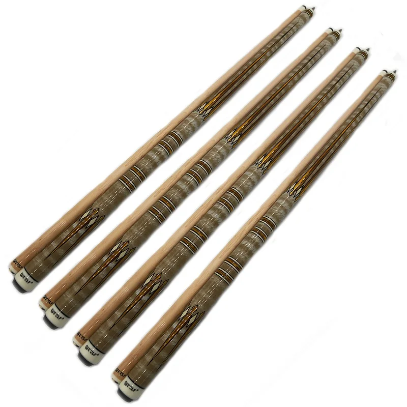 Cueelf fashionable wrap less center joint american style billiard cue stick for billiard room pool cue stick