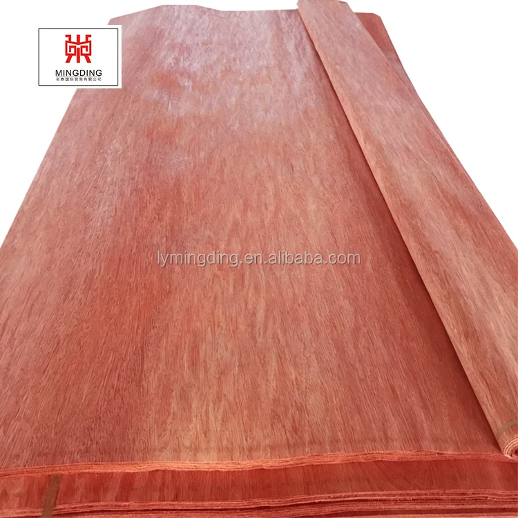 1220*2440 mm bintangor face veneer from China ice candy veneer 0.25 mm thick