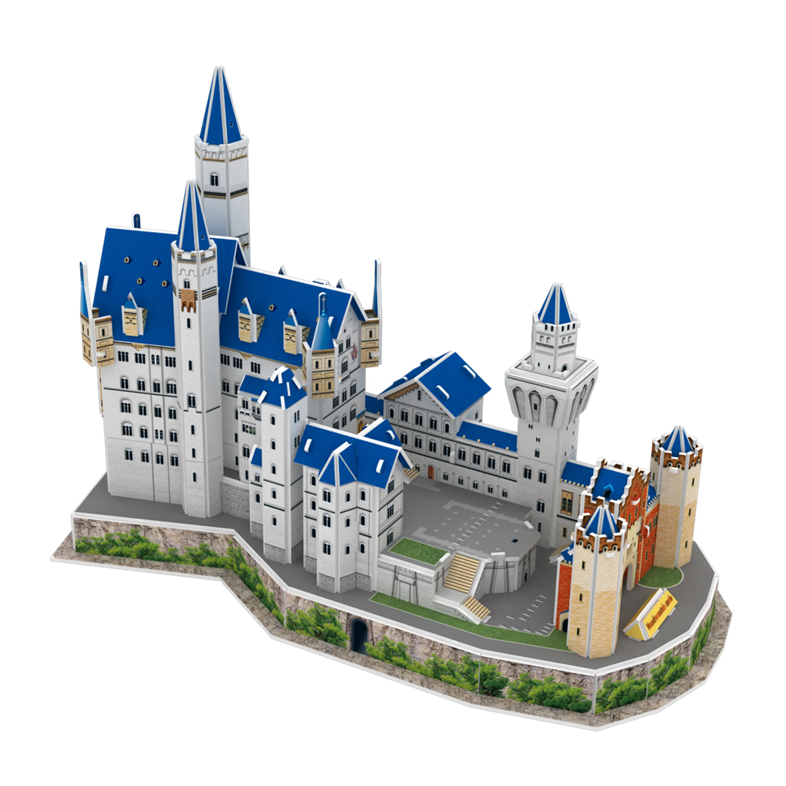 
Germany Neuschwanstein Castle Architecture Model Building Kits 