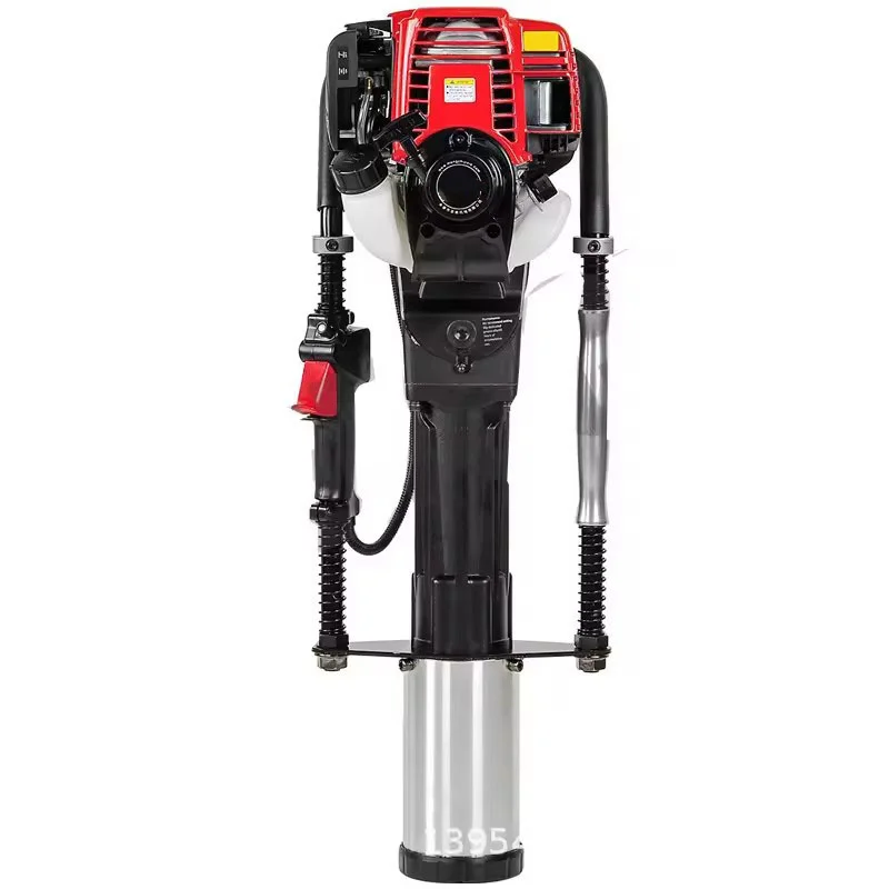 Factory Customized Type Flood Control Rescue Four Stroke Construction Steel Pipe Orchard Stake Piling Machine