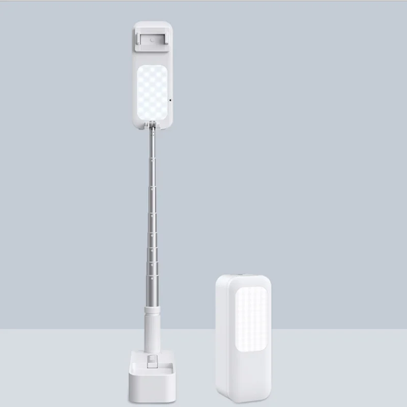 
New wireless live broadcast integrated multi-function retractable overhead shooting bracket fill light 