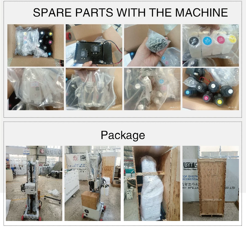 BYTCNC New product machine printing l130 uv painting machine price 3d automatic vertical wall printer print on wall