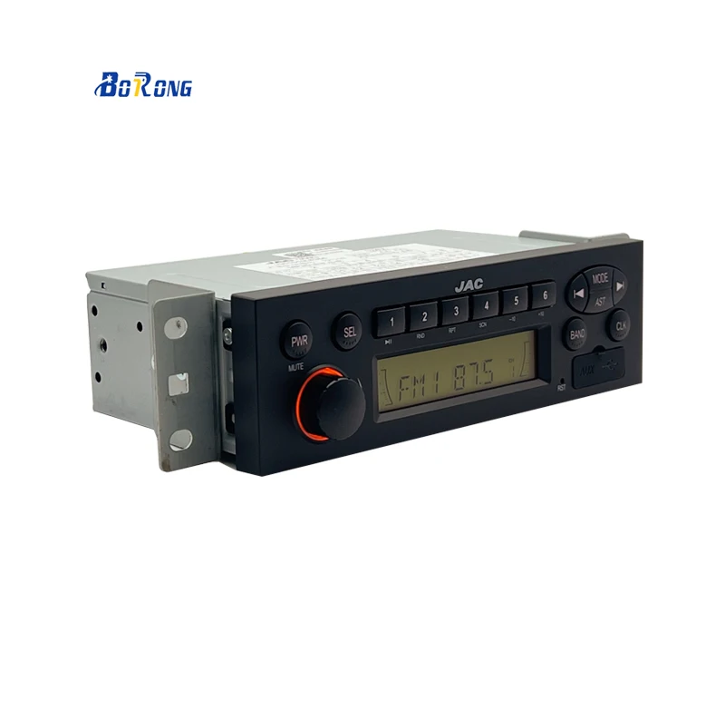 High Quality Car Radio Single 1 din MP3 Player 12V 24V FM Radio AUX Input Stereo Audio