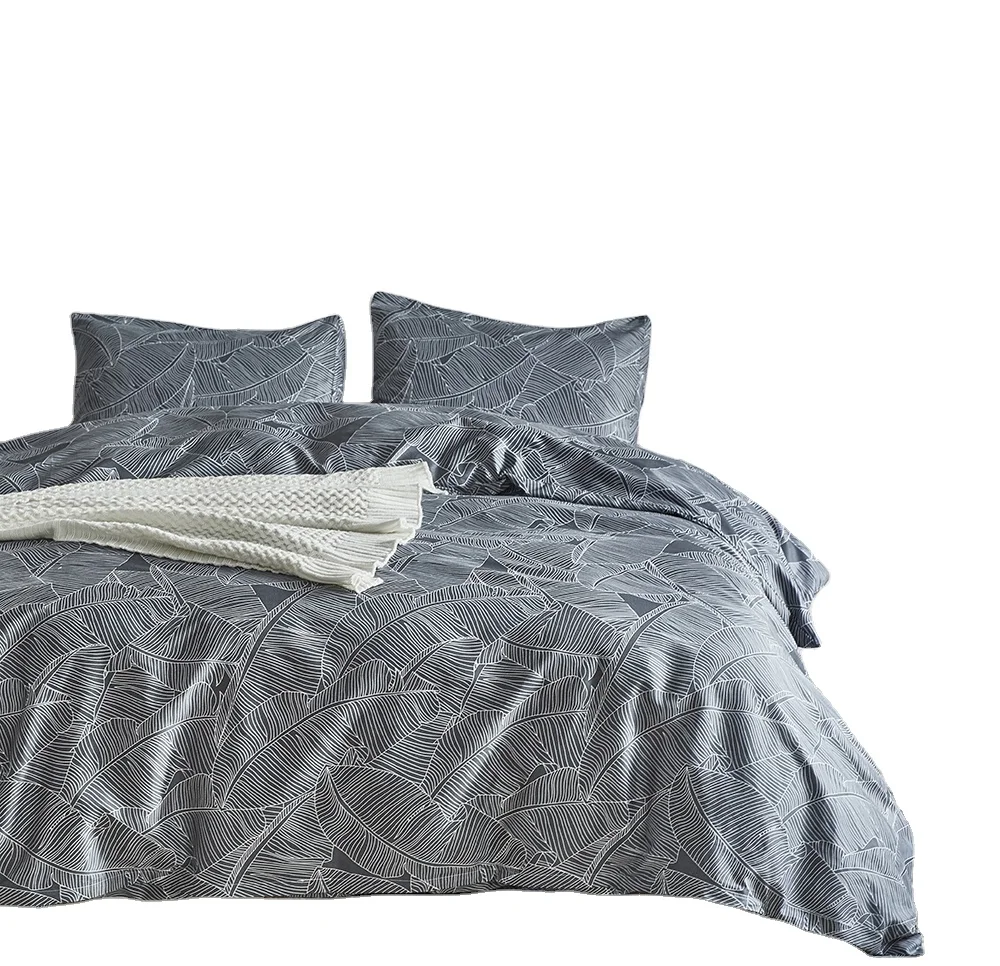 
Bedsheets Hotel Bedding Set 3Piece Printing Polyester Pug Jogo Cama Washable Sanding 8670 Edredon Spread Fitted Sheet roupa Cama 