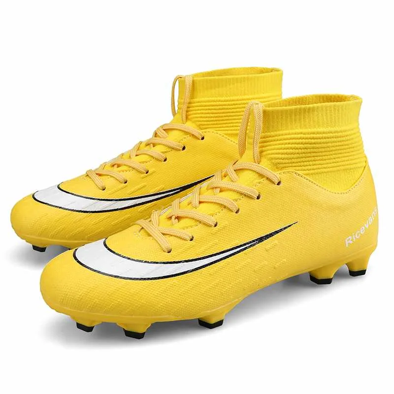 
HOBIBEAR New Custom Outdoor Men Turf Soccer Boots Boy Football Spike Shoes Young Sport Shoe 