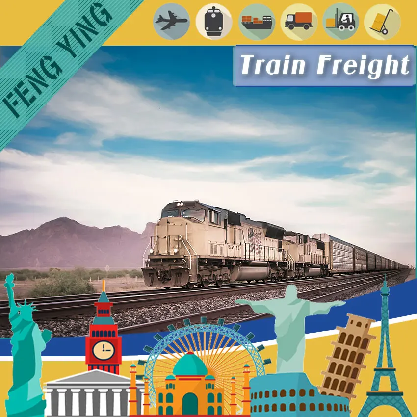 Shenzhen Railway freight forwarder DDP train shipping from China to France