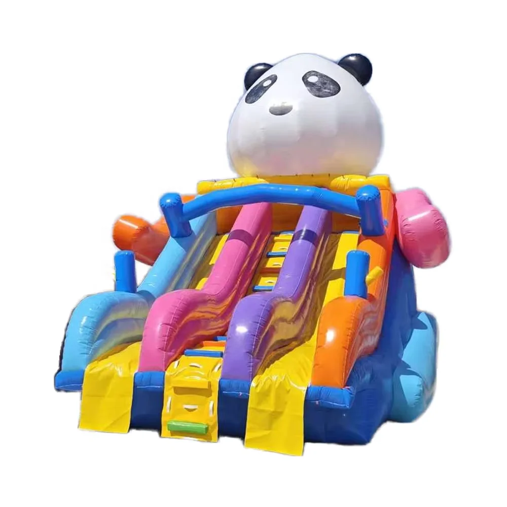 Custom China Commercial Inflatable Water Park Featuring a Panda Animal Design for Sale