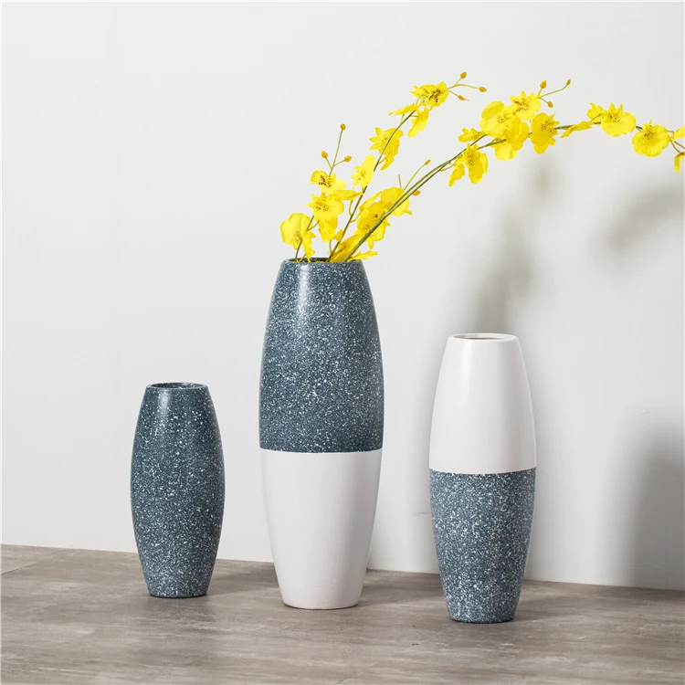 Modern handmade ornament home decoration desktop flower vase craft elegant ceramic flower vase