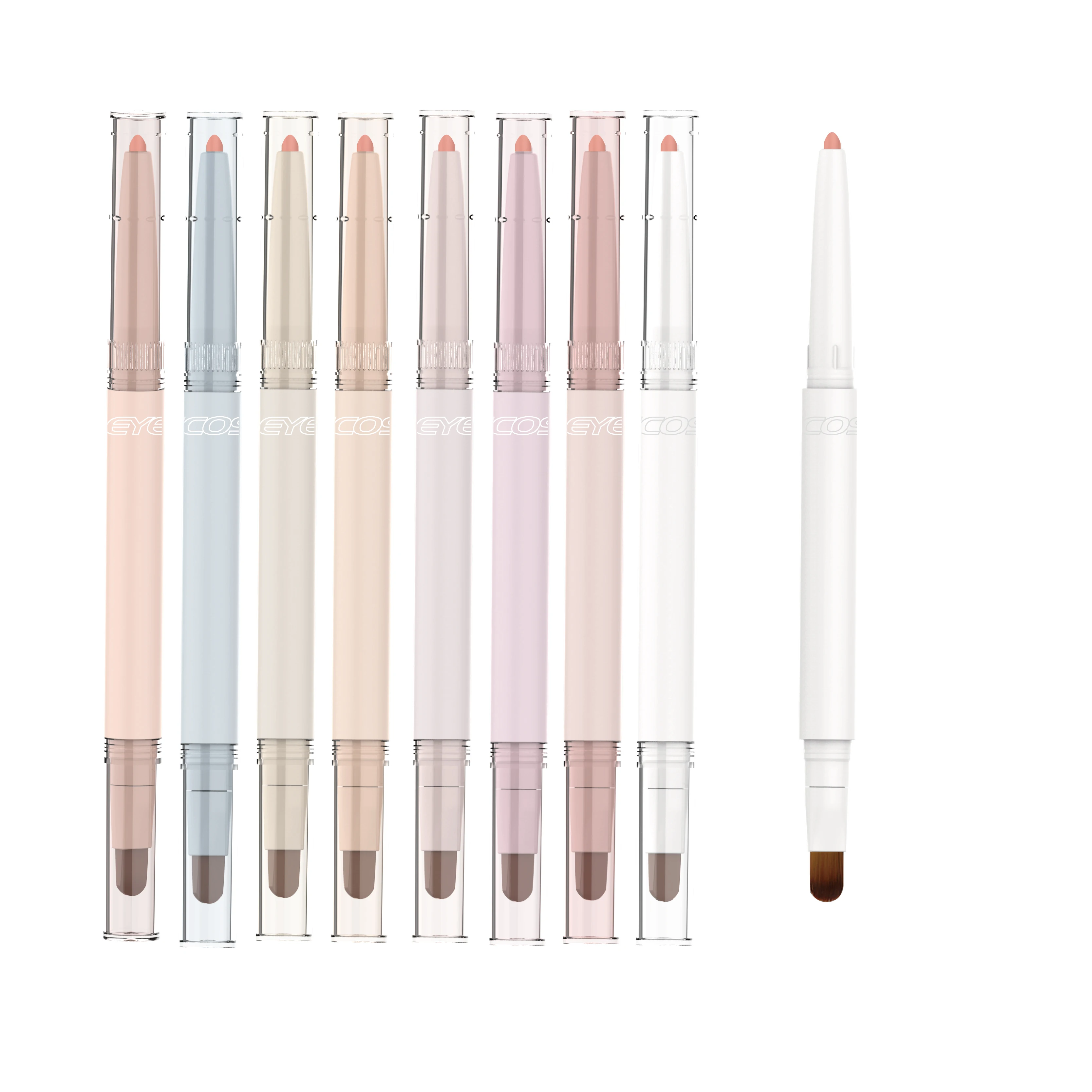 Оптовая продажа, многохромовая гладкая Водонепроницаемая веганская твист-ап стойкая кремовая бархатная матовая лайнер