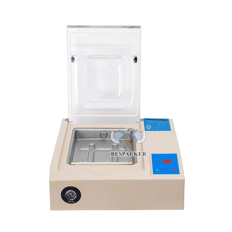 Bespacker Semi-Automatic Desktop Meat Vacuum Sealer Packaging Machine/Portable Mini Food Vacuum Packaging Machine