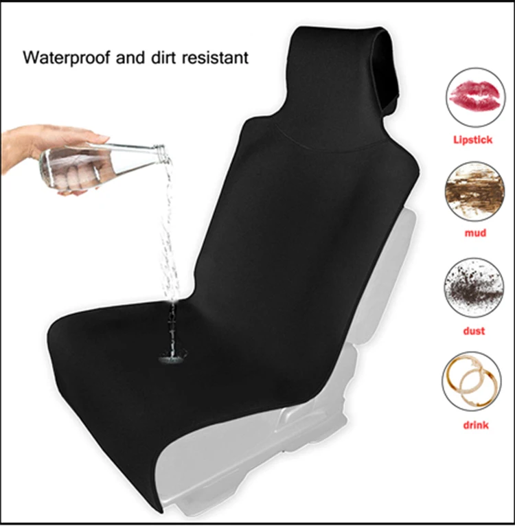 Universal Waterproof Non-Slip Seat Protector Save Your Leather neoprene fabric seat cover For Automotive, Van, Truck, SUV