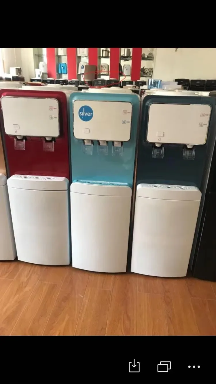 Korea Style Desktop Compressor Cooling 3 Taps Instant Hot 5 Gallon Cold And Hot Bottle Water Dispenser