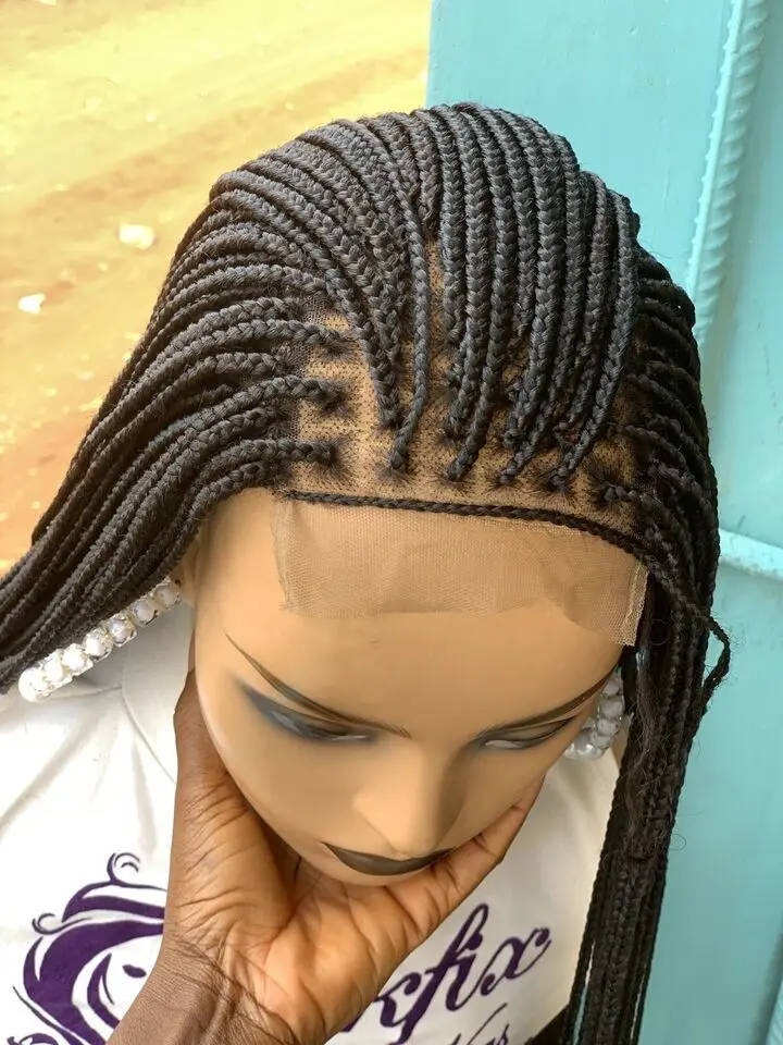 Jumbo Knotless Braided Wig Box Braids Full Lace Braids Wig