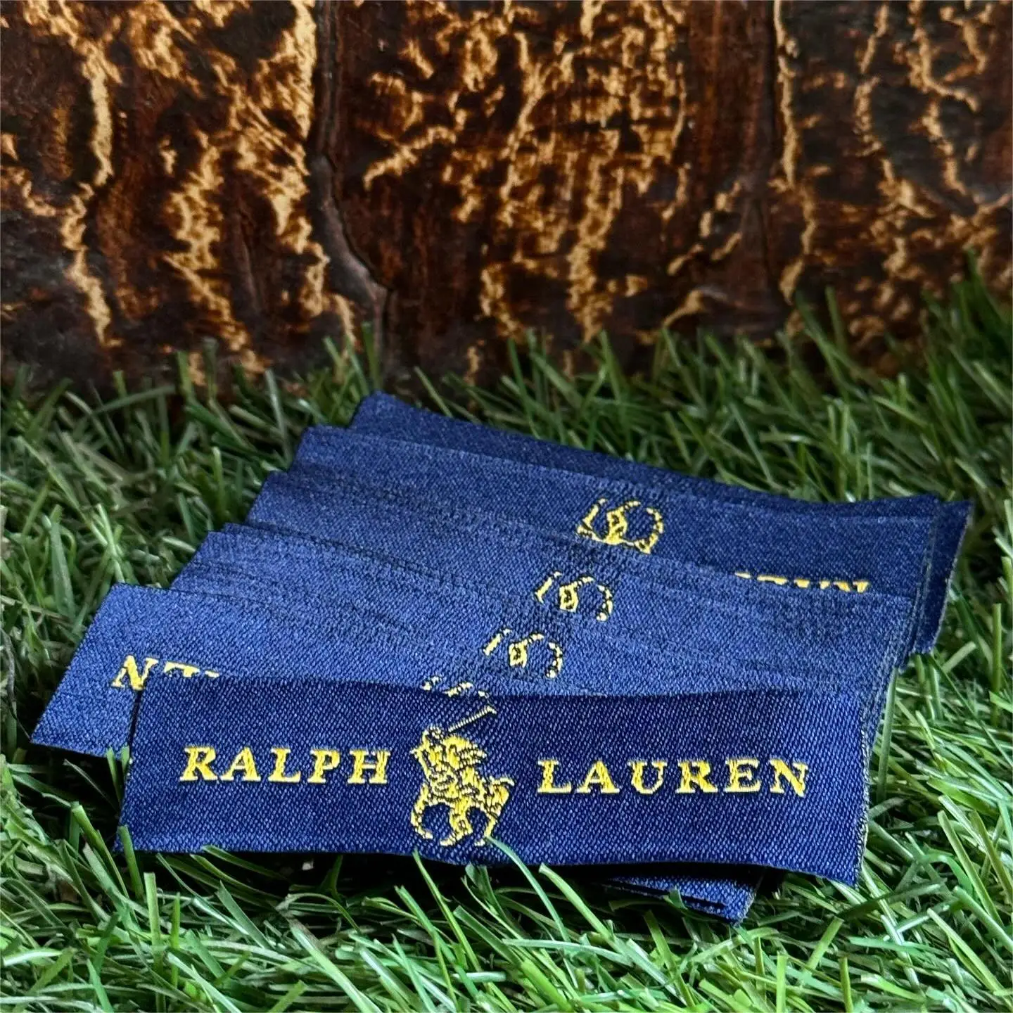 Custom Brand Name Clothing Sewn Logo Stitching Garment Woven Label for Textile Products