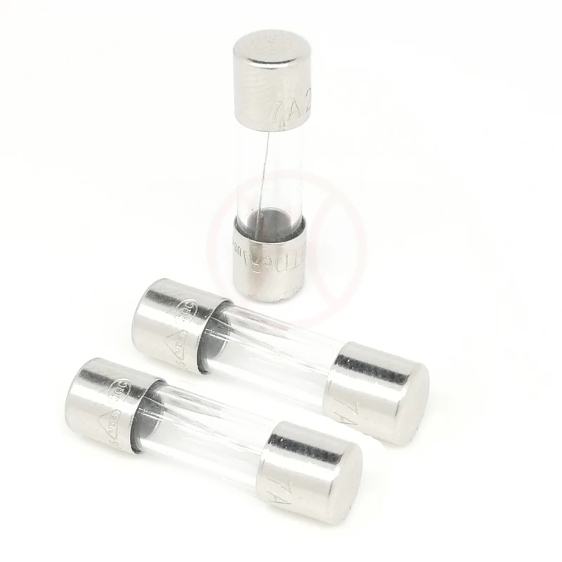 63T 63TP 50mA-30A Current protector Glass Tube High Break Slow-Acting Fuse for home appliances power socket plug circuit