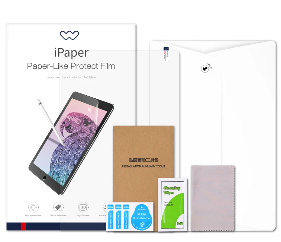 WiWU Защитная пленка для планшета iPad 7 9 10 2 5 11 12 дюймов матовая защитная экрана с защитой от отпечатков пальцев
