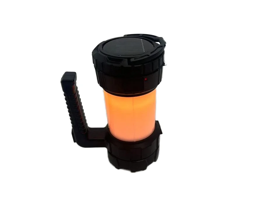 Super Bright Rechargeable Solar Camping Lantern with 4 Light Modes Waterproof Emergency Flashlight & Torch