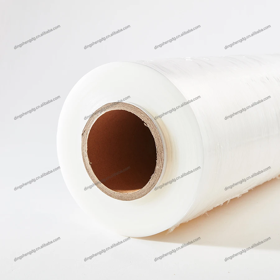 Manufacture Quality Custom LLDPE Stretch Film Pallet Packaging Transparent Stretch Packaging Film Suitcase Packaging Film