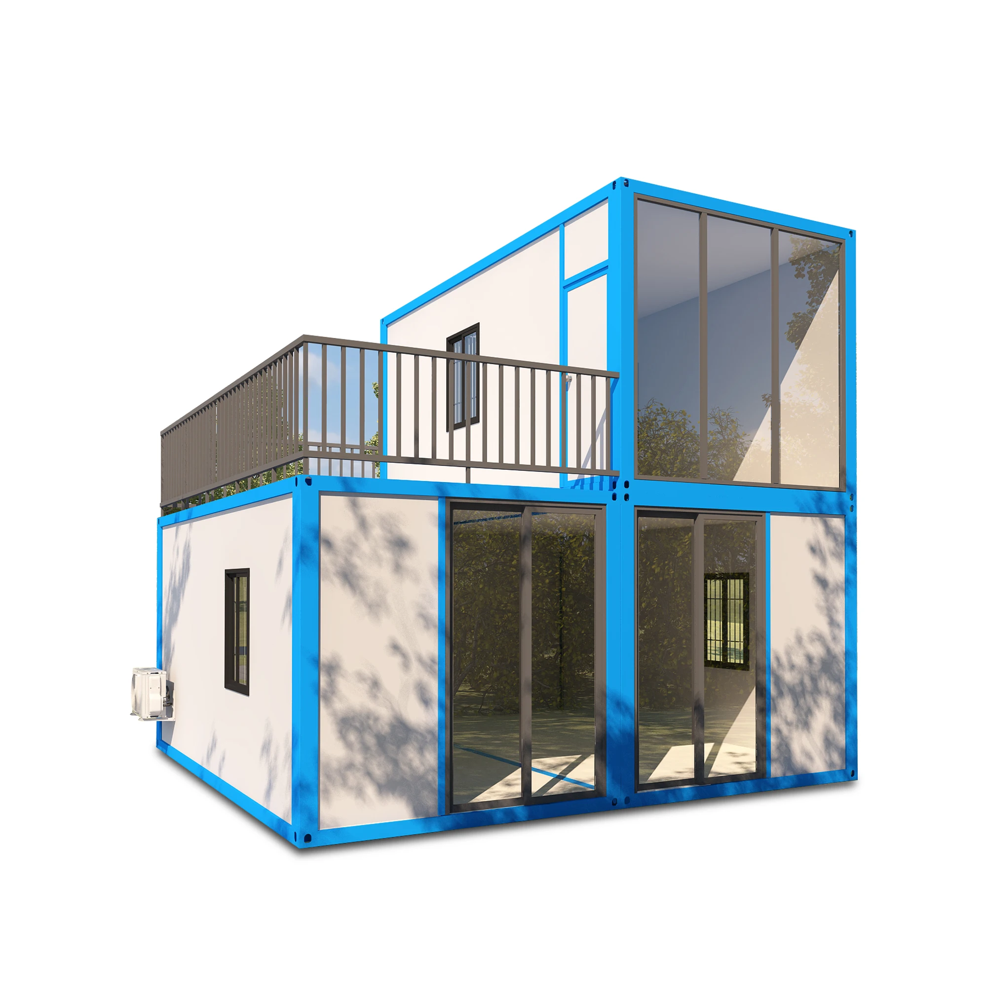 Promotion 2 story 3-rooms cheap  pre manufactured house homes office cabin