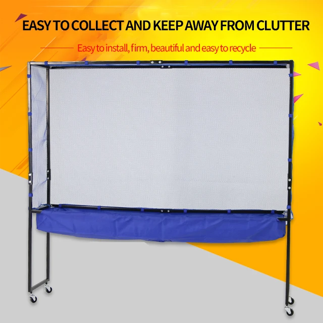
HUIESON All inclusive Table tennis net collector Stable movable table tennis recovery net 