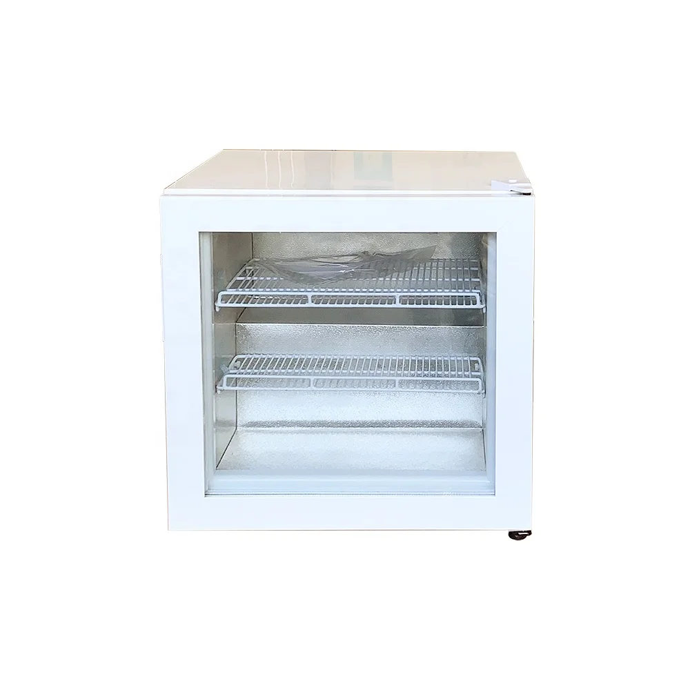 55L Desktop Gelato Freezer Display Small Ice Cream Freezer With Movable Light Box SD-55