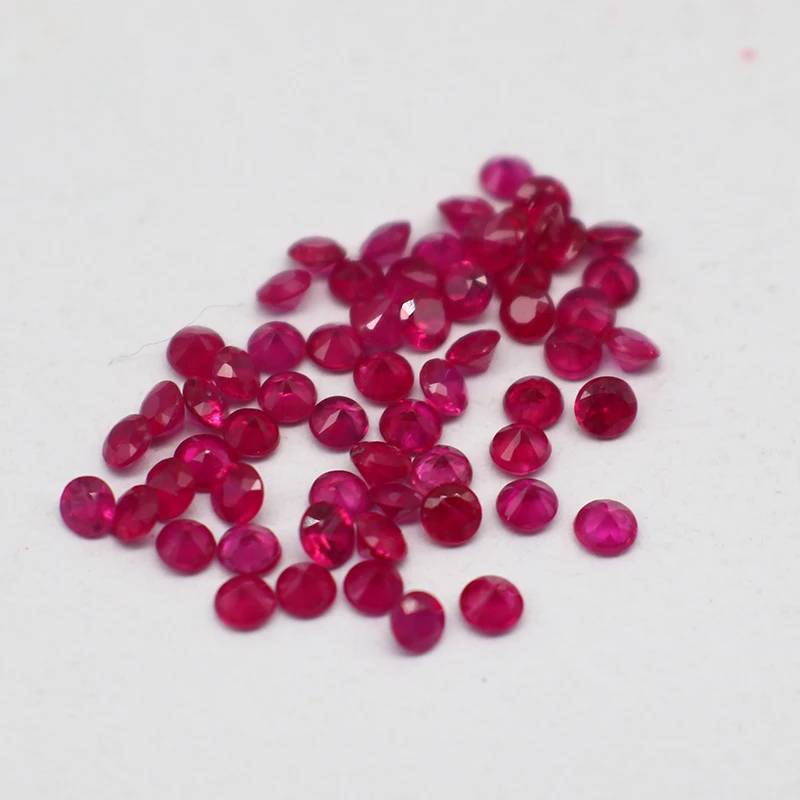 MEDBOO Fine Jewellery Manufacturer Wholesale Square Shape Cut Real Natural Red Ruby Gems Red Loose Gemstones For Jewelry Making