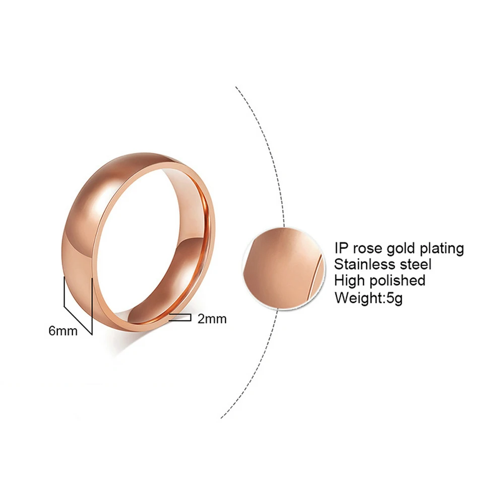Простой дизайн титаниевое стальное кольцо из нержавеющей стали, мужские кольца 5 видов цветов для выбора