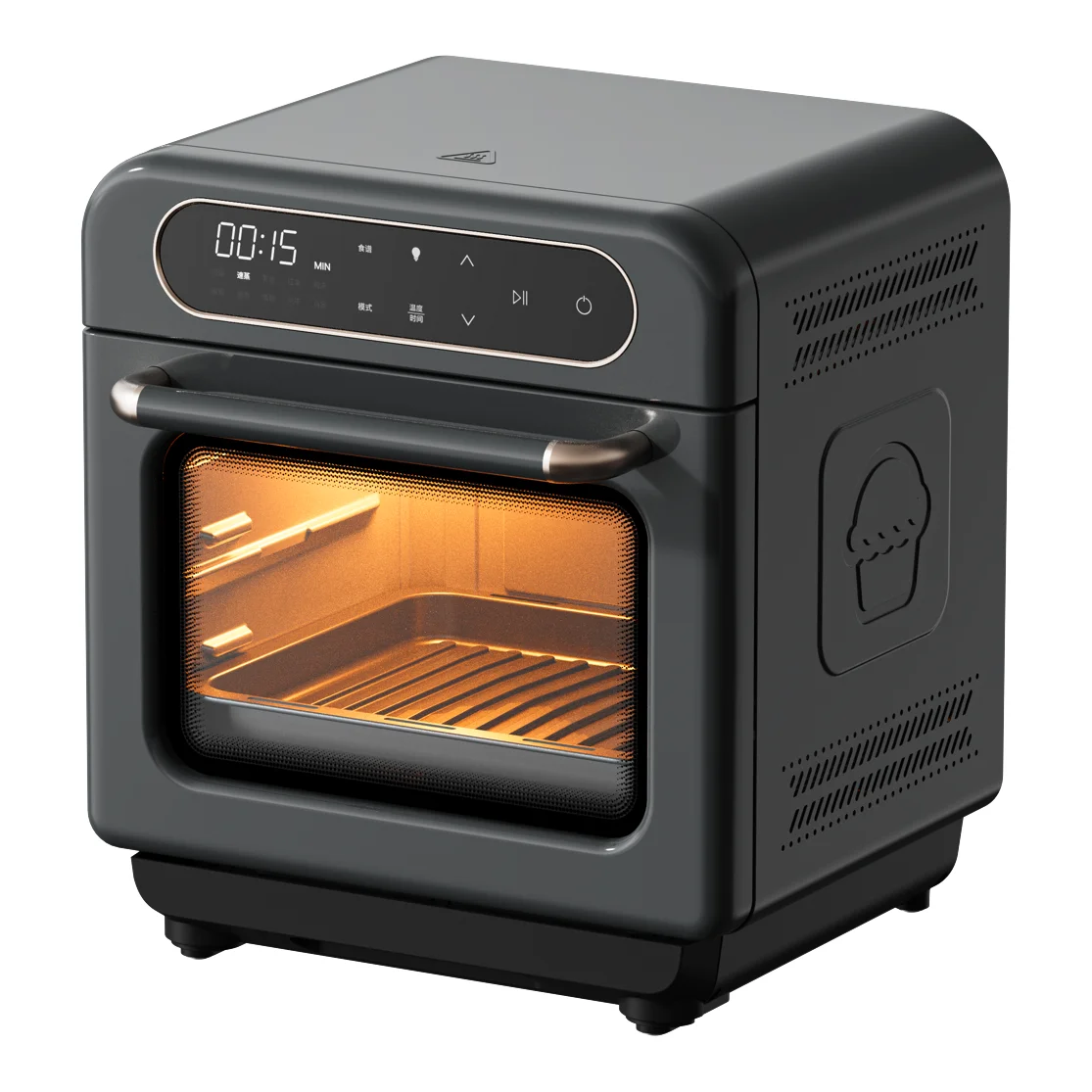 New Style Design Electric Pizza Maker 12L Mini Oven Electric Baking Oven Steam Air Fryer Oven