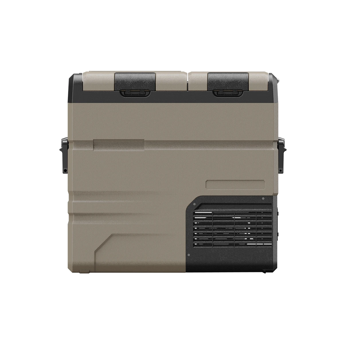 TA55 Portable Car Fridge With DC 12v/24v wheels type easy carry portable solar car fridge freezer for car home truck cooler box