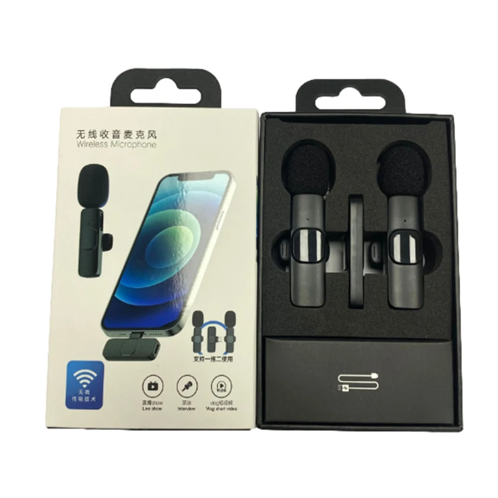Lavalier microphone K8 K9 K35 wireless mobile live broadcast rechargeable mobile phone microphone