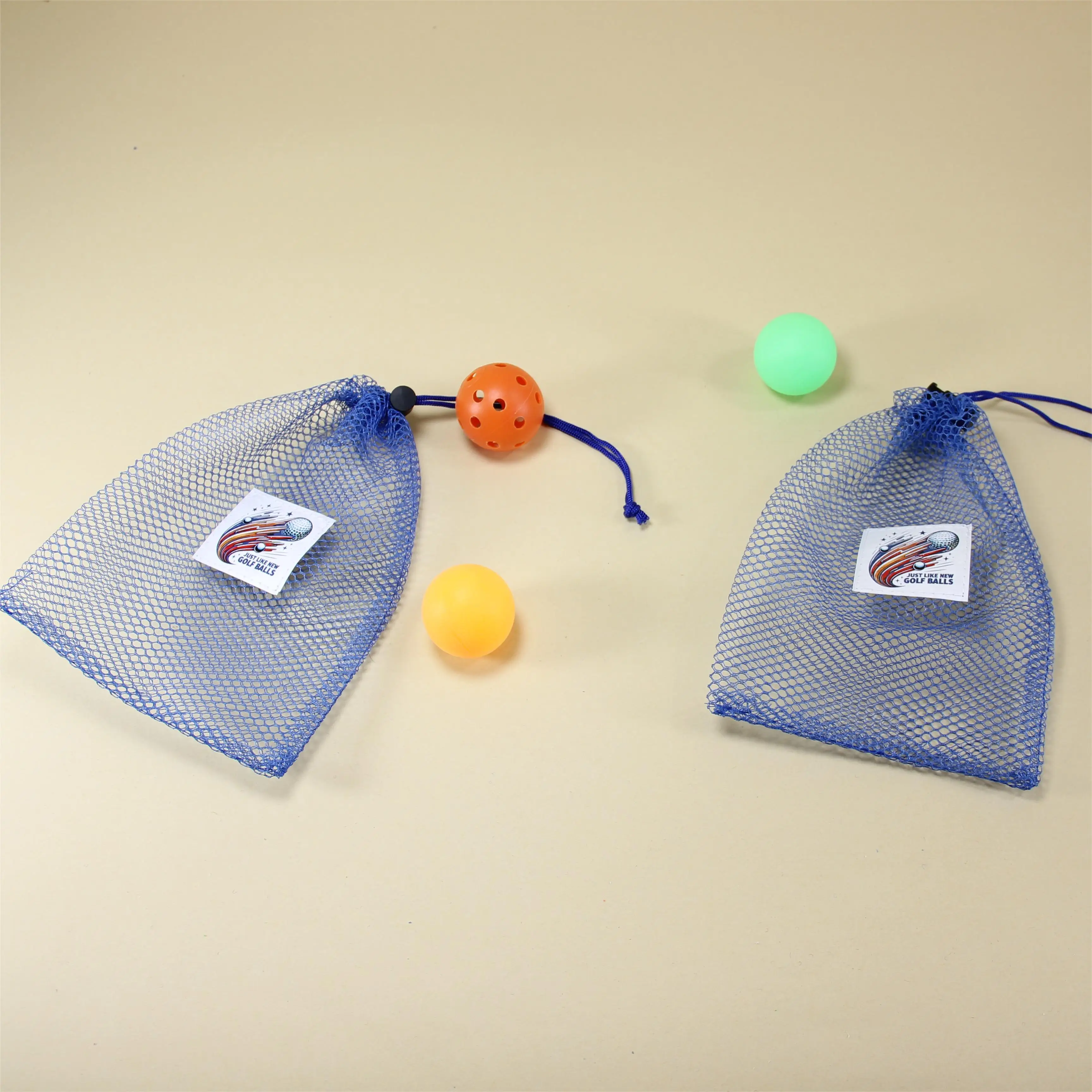 Different Size Multifunctional Storage Nylon Mesh Drawstring Bag for Golf Balls Fruit Vegetable Package