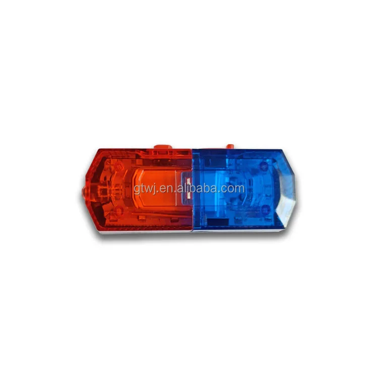 Type C Charging LED Red Blue Shoulder Flasher Warning Light for patrol use