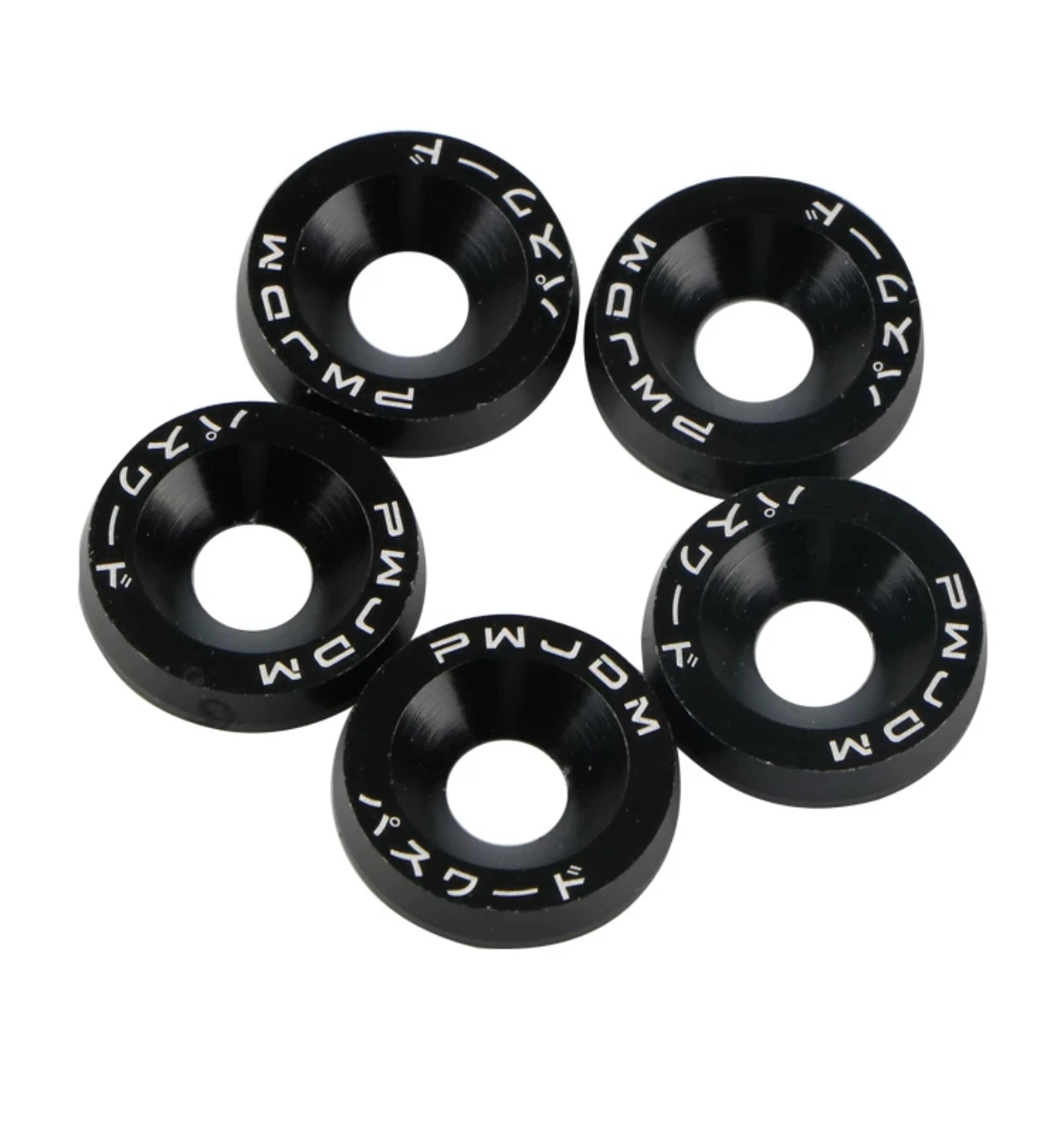 Din Standard Nickel-Plated Flat Washer Wedge Style Car Front Rear Bumper Reinforcement Car Modification License Plate Frame GB