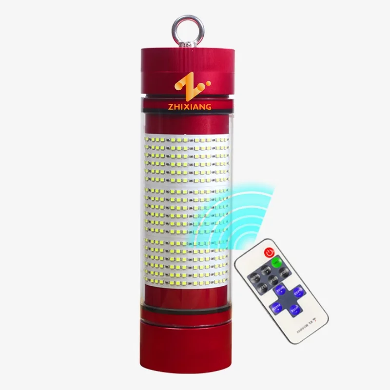Rechargeable underwater Fish light 200W IP68 for Salmon Farming Deep Sea Fishing Green White Fish Lures Lighting Fishing Lights